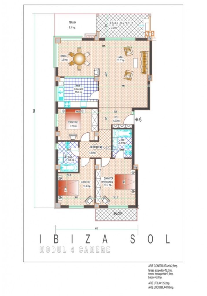 Plan apartament 