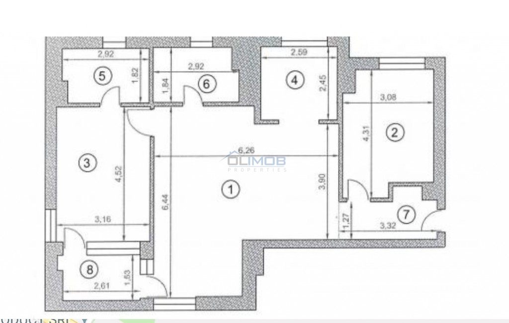 plan apartament 